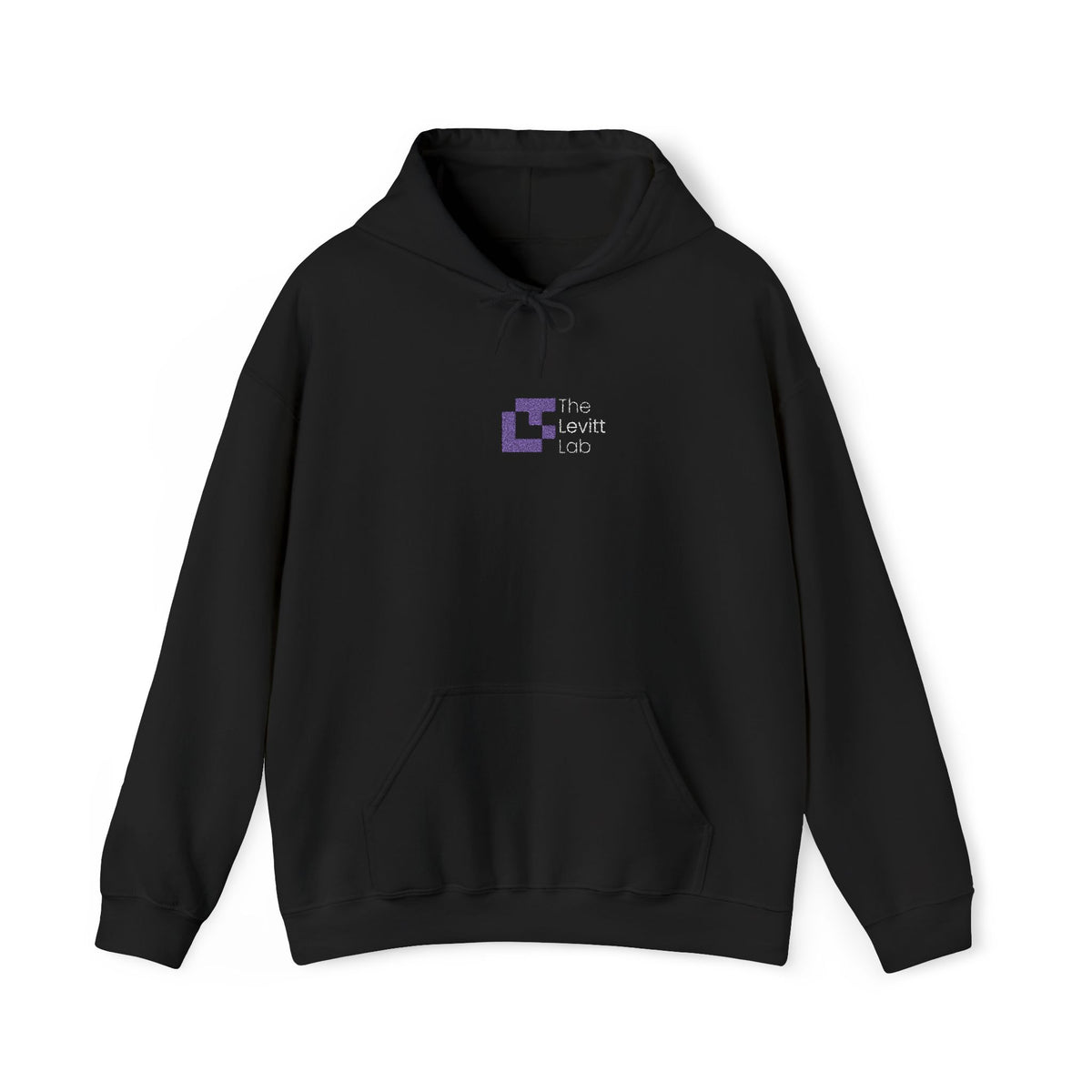 TLL Black Embroidered Hooded Sweatshirt