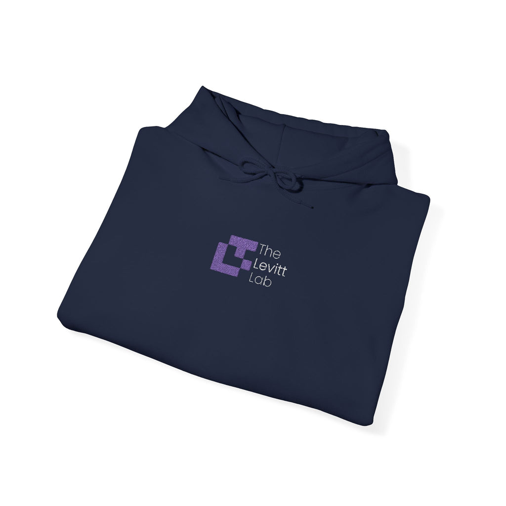 TLL Black Embroidered Hooded Sweatshirt