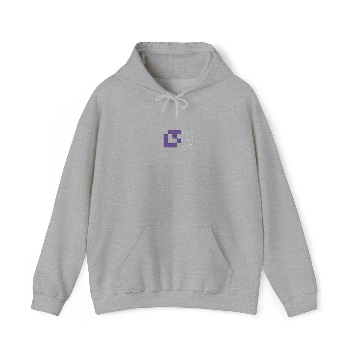 TLL Black Embroidered Hooded Sweatshirt